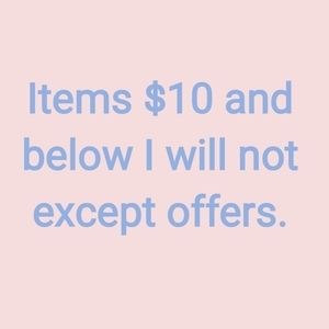 Offers $10 and below